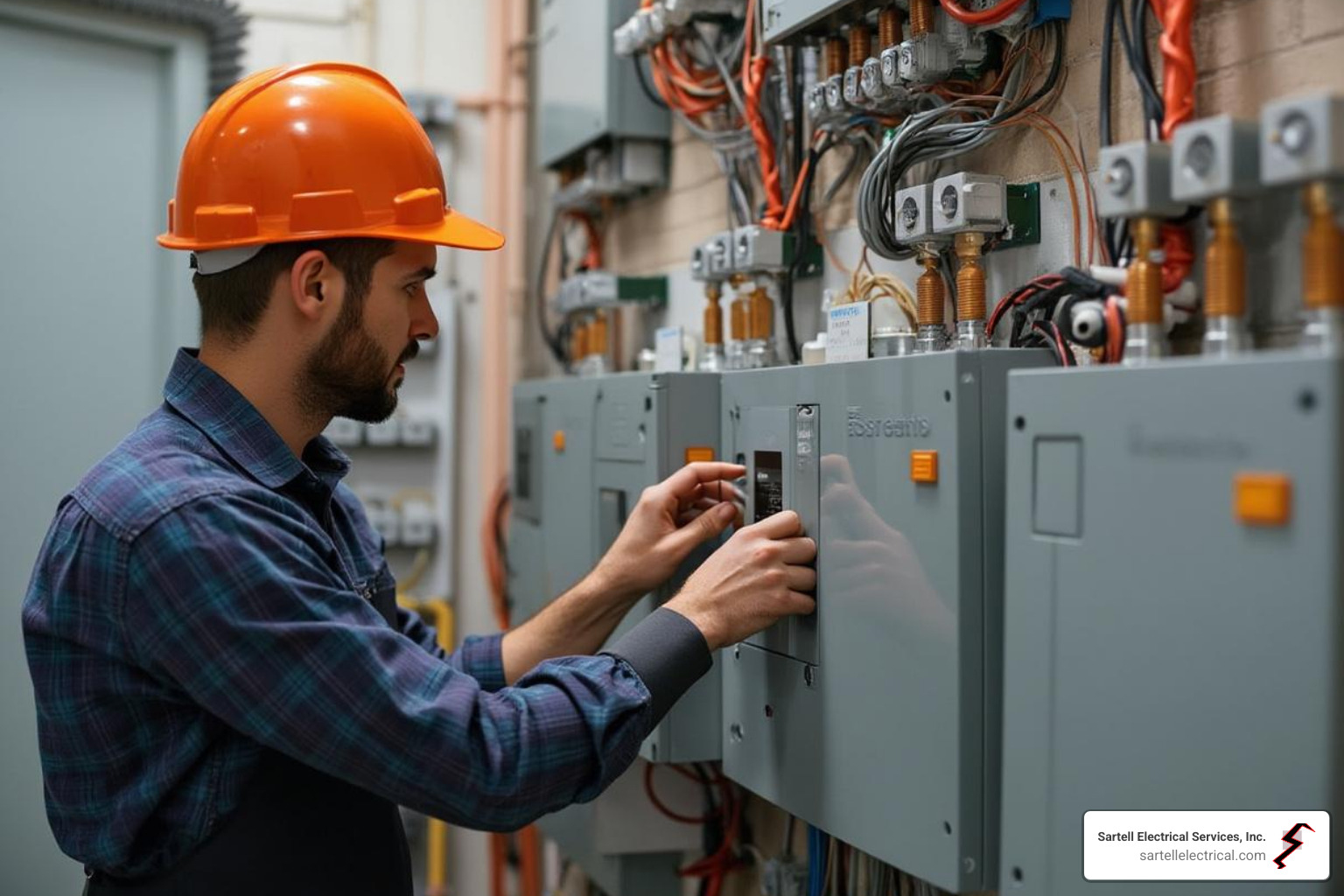 person searching for electricians on a laptop - electrical companies near me person searching for electricians on a laptop - electrical companies near me