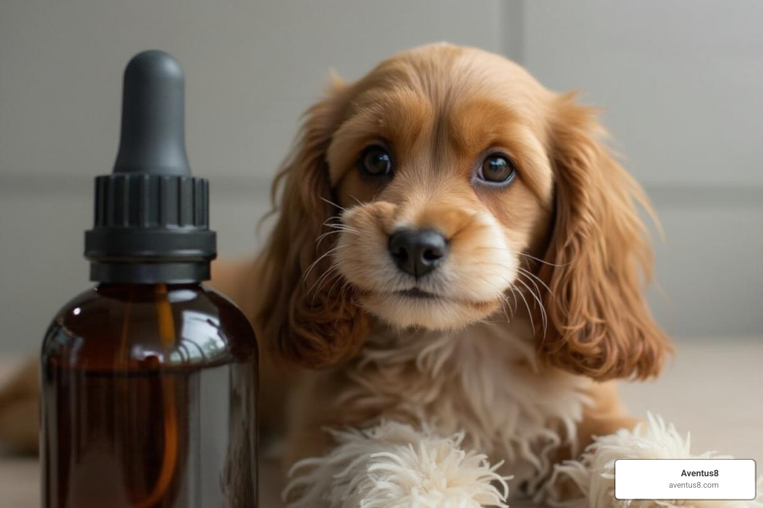 Diagram showing the Endocannabinoid System in a dog - cbd for pets