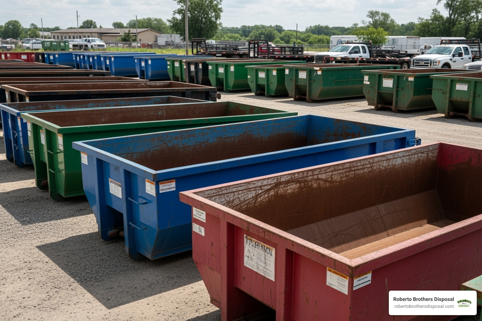 person on a laptop searching for local services - dumpster companies in my area