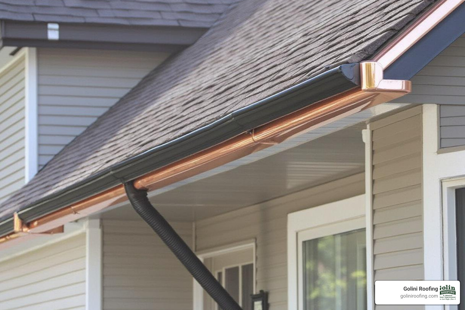 A striking close-up image showcasing the beautiful natural green patina that develops on aged copper gutters, highlighting its unique aesthetic appeal. - how much do copper gutters cost per foot A striking close-up image showcasing the beautiful natural green patina that develops on aged copper gutters, highlighting its unique aesthetic appeal. - how much do copper gutters cost per foot