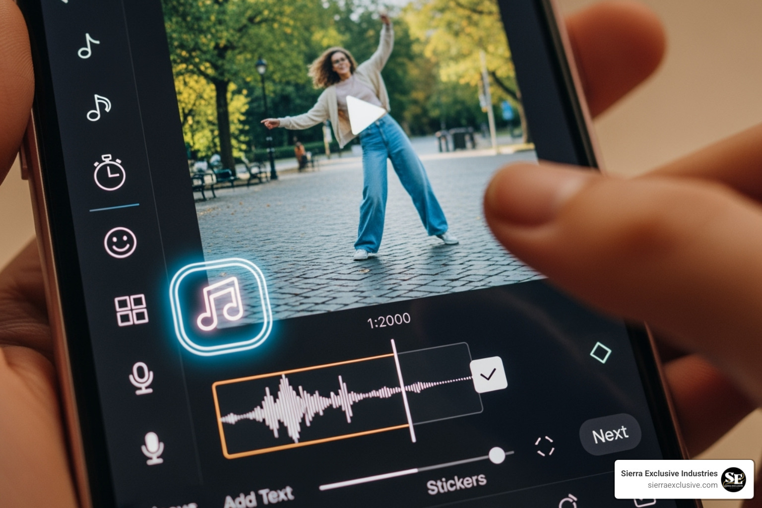 Instagram Reels editor interface highlighting key features - Instagram reels content ideas