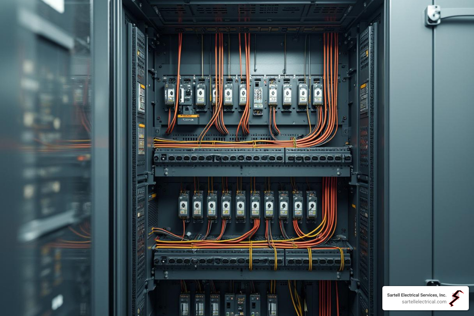 modern PLC control panel clean wiring - electrical solutions for industrial environments modern PLC control panel clean wiring - electrical solutions for industrial environments