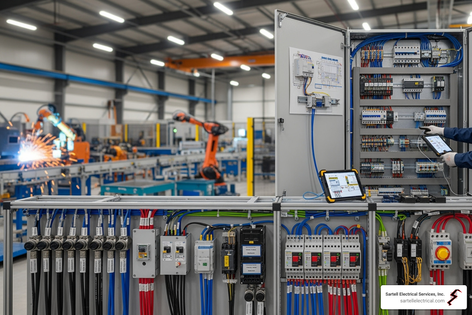 electrician thermal camera electrical panel - electrical solutions for industrial environments