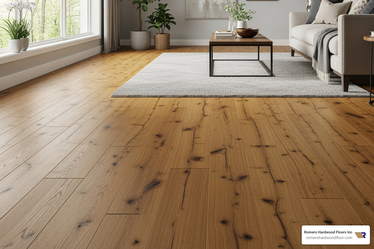 cross-section of a solid wood plank and an engineered wood plank - wide plank wood flooring