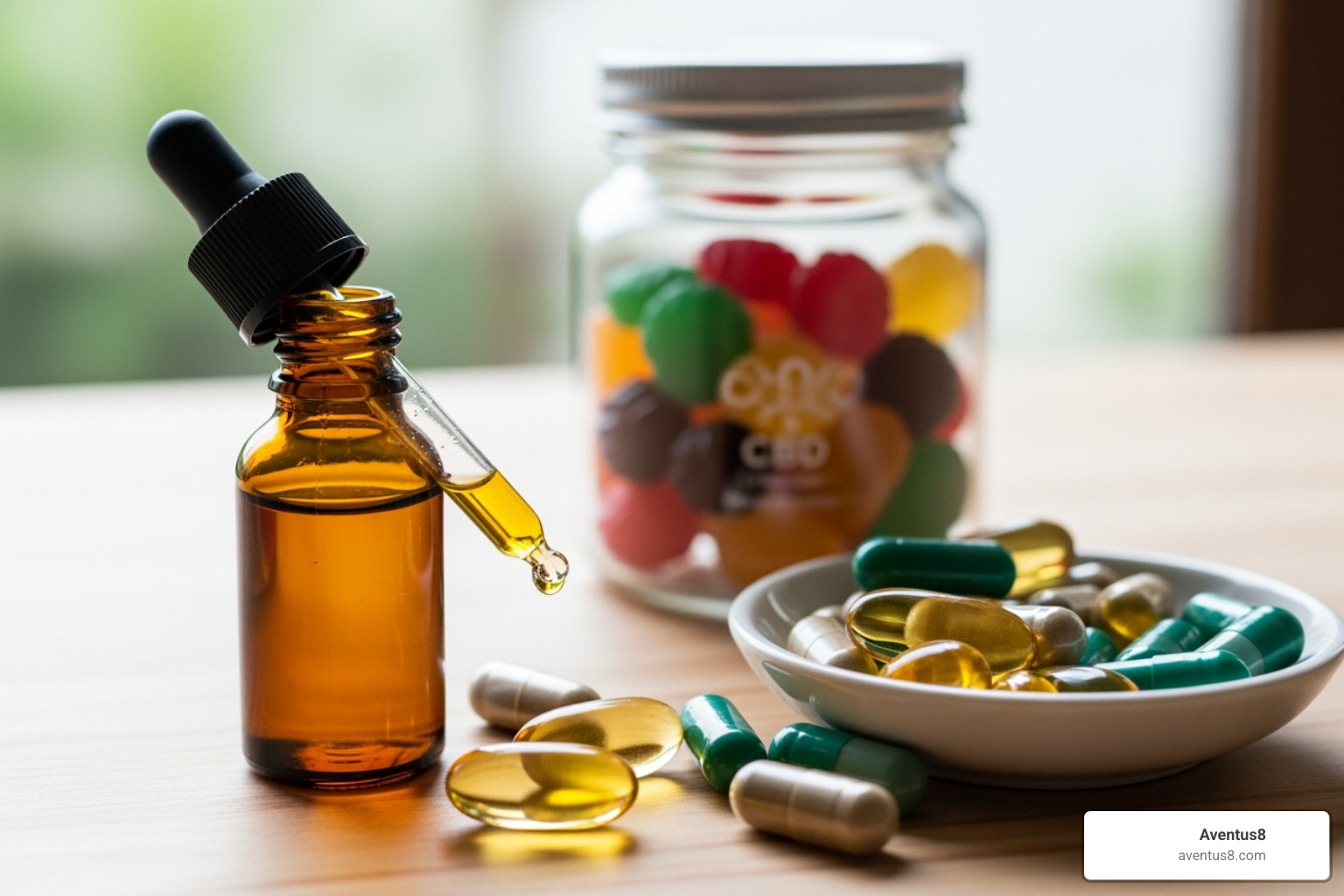 sample Certificate of Analysis (COA) with key sections highlighted - Daily CBD supplements