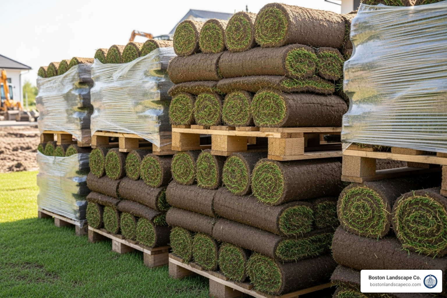 sod pallets - average cost to resod a lawn