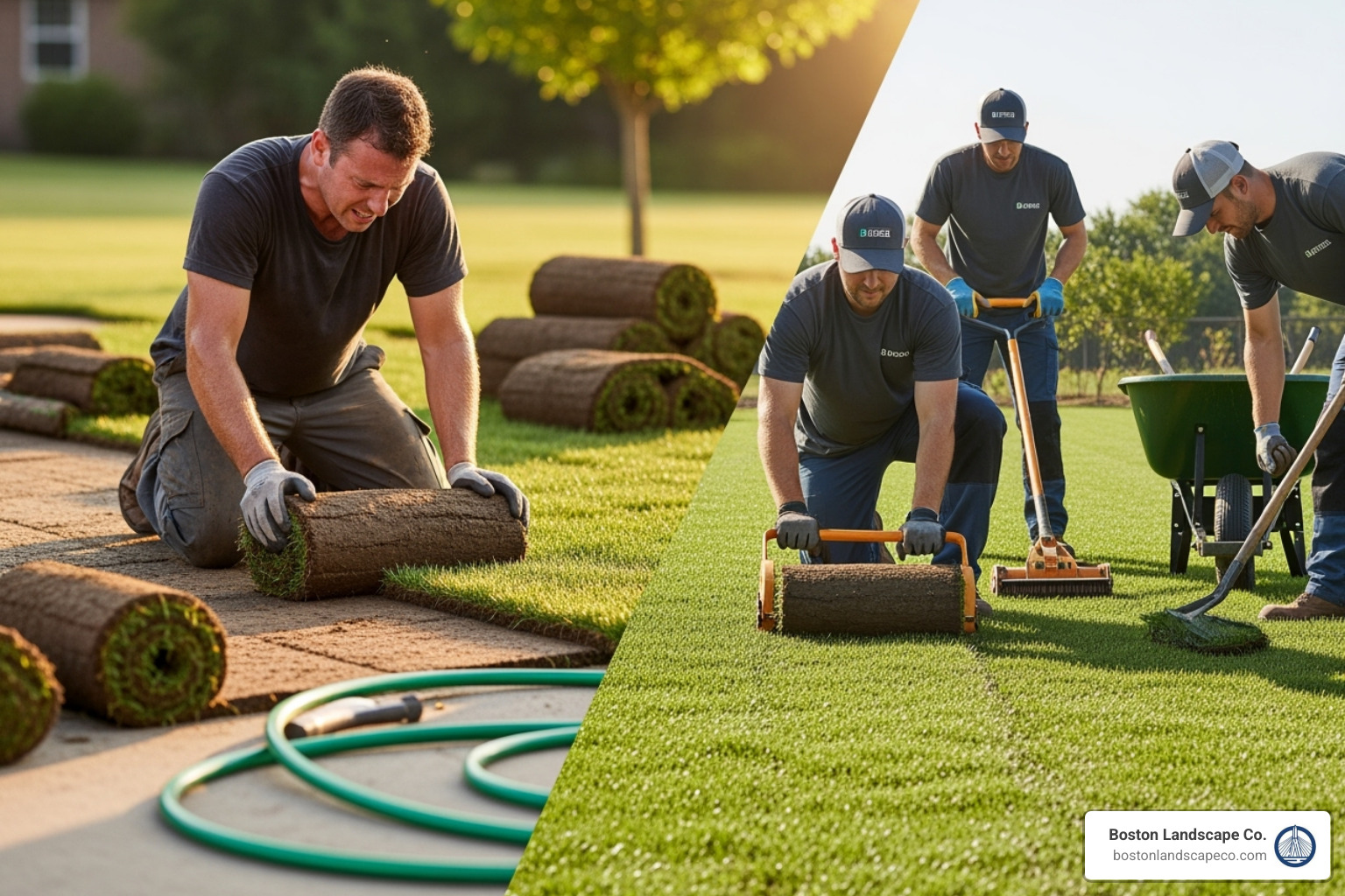 DIY vs Professional sod installation - average cost to resod a lawn