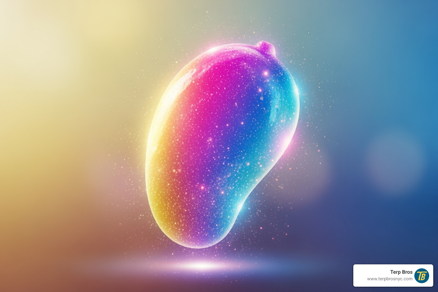 Illustration showing uplifting effects of Sativa and relaxing effects of Indica. - magic mango gummy