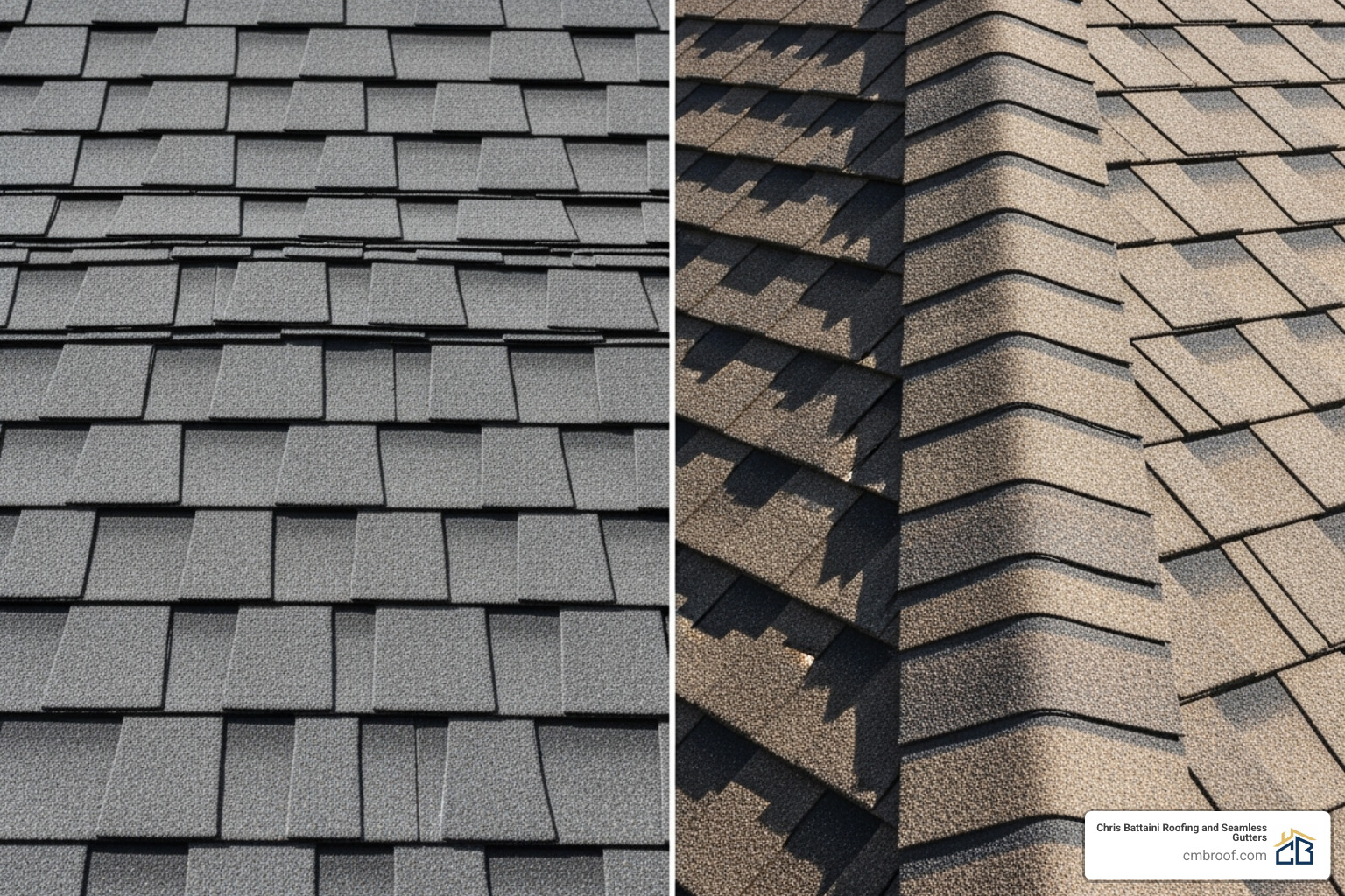Comparison of 3-tab vs architectural shingles - commercial asphalt shingle roofing