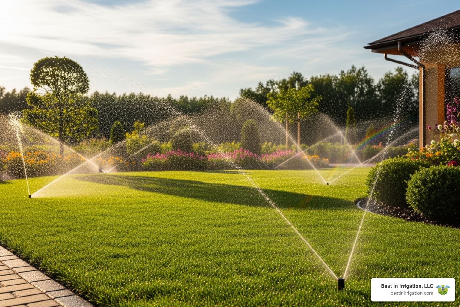 beautiful, well-maintained residential landscape with a functioning irrigation system - yard irrigation repair beautiful, well-maintained residential landscape with a functioning irrigation system - yard irrigation repair