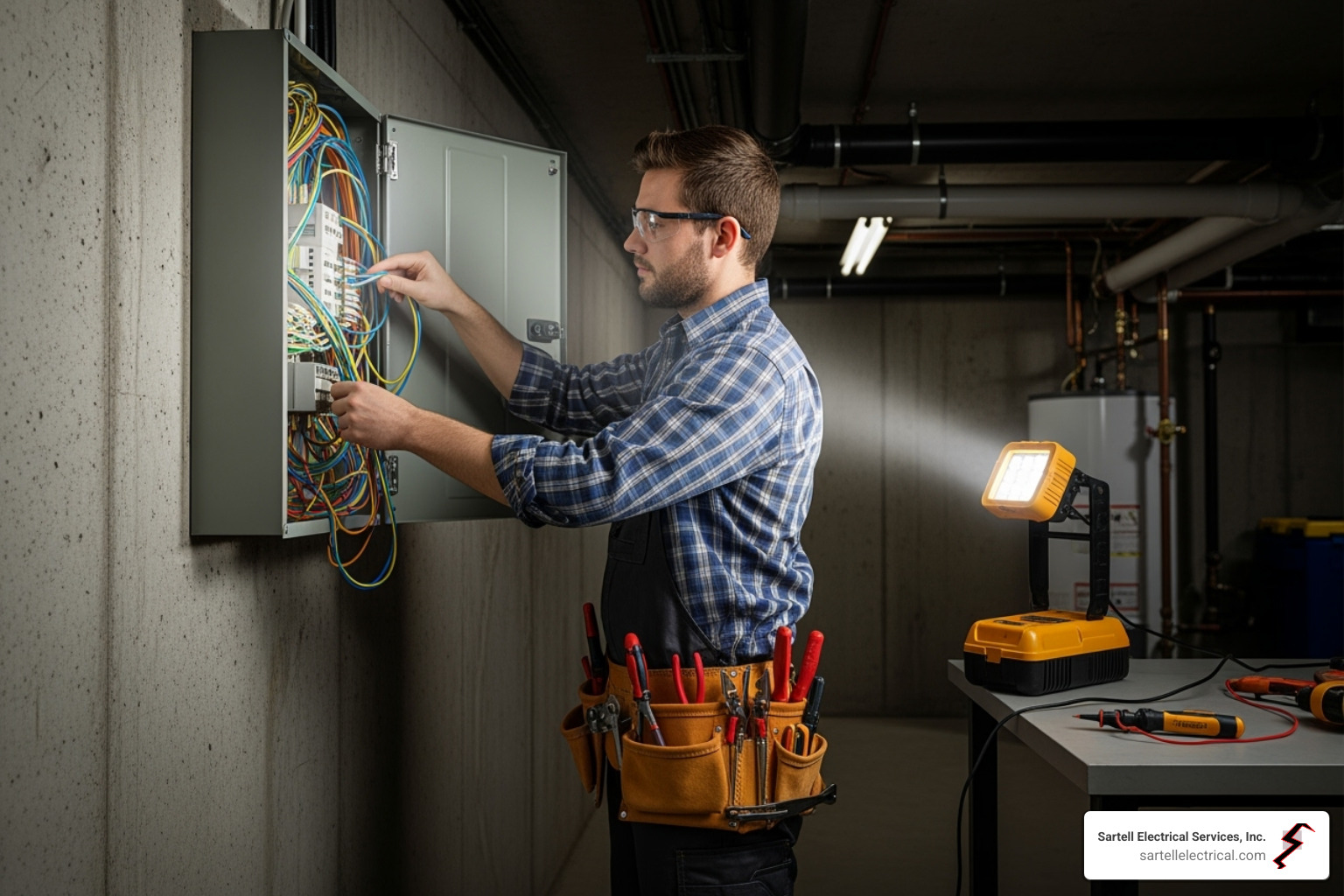 An electrician's license and insurance certificate displayed, symbolizing their professional qualifications - electricians near me