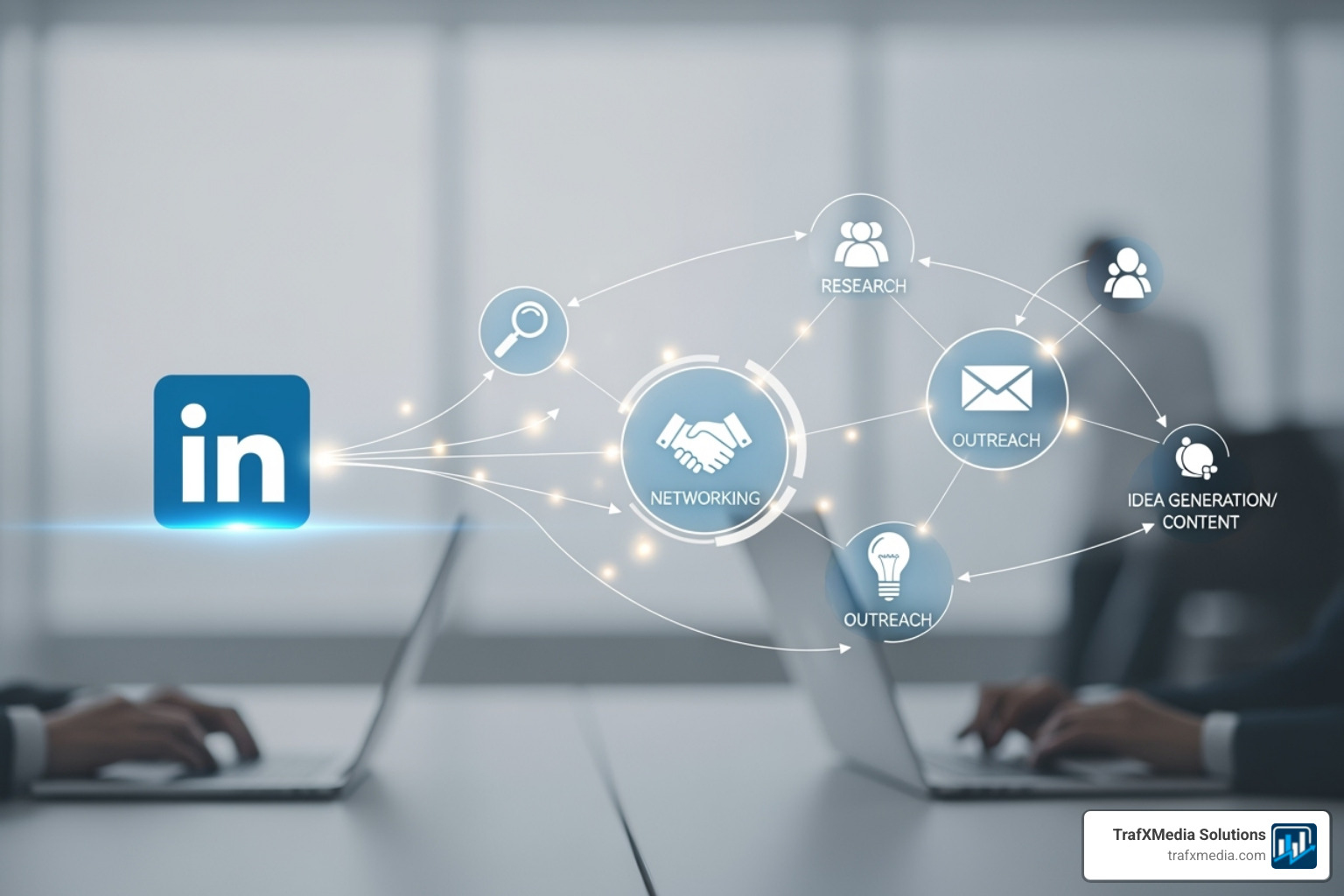 A marketing analytics dashboard showing Cost Per Lead and Conversion Rate for a LinkedIn campaign - Lead generation LinkedIn