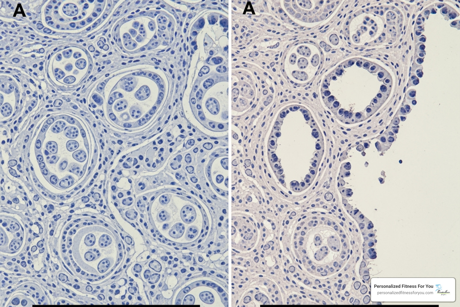 Microscopic view of healthy bone vs. osteoporotic bone, highlighting the difference in density and structure - weight bearing exercise can help prevent osteoporosis Microscopic view of healthy bone vs. osteoporotic bone, highlighting the difference in density and structure - weight bearing exercise can help prevent osteoporosis