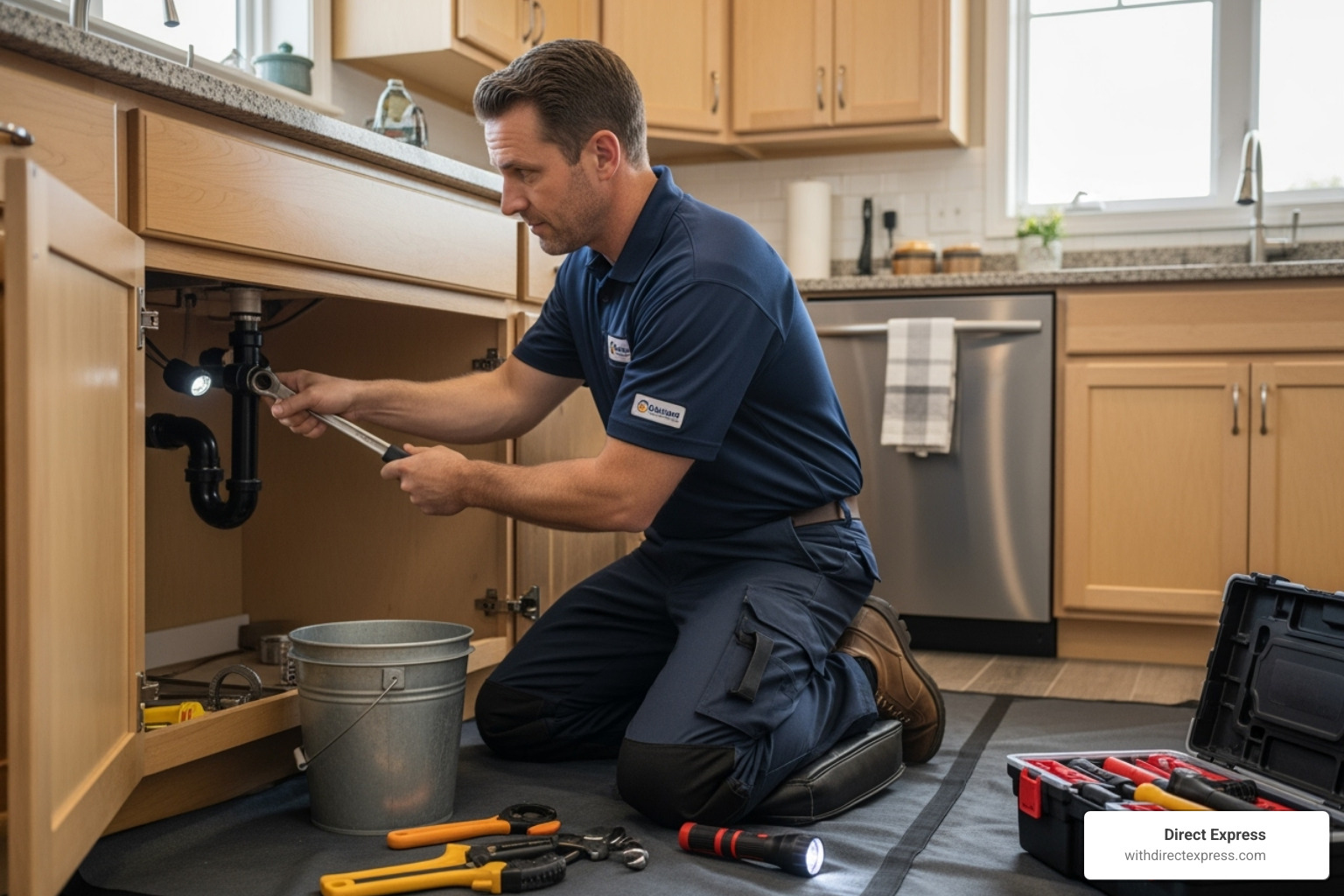 professional maintenance technician at work - property management and maintenance