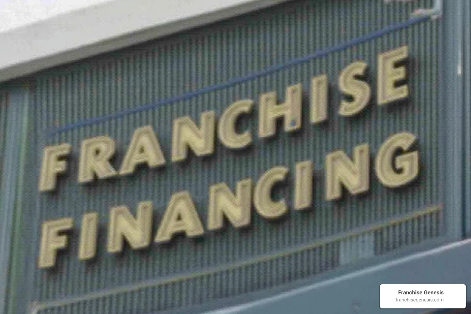 collage representing different funding sources like a bank, a phone with a fintech app, and retirement papers - Franchise financing trends
