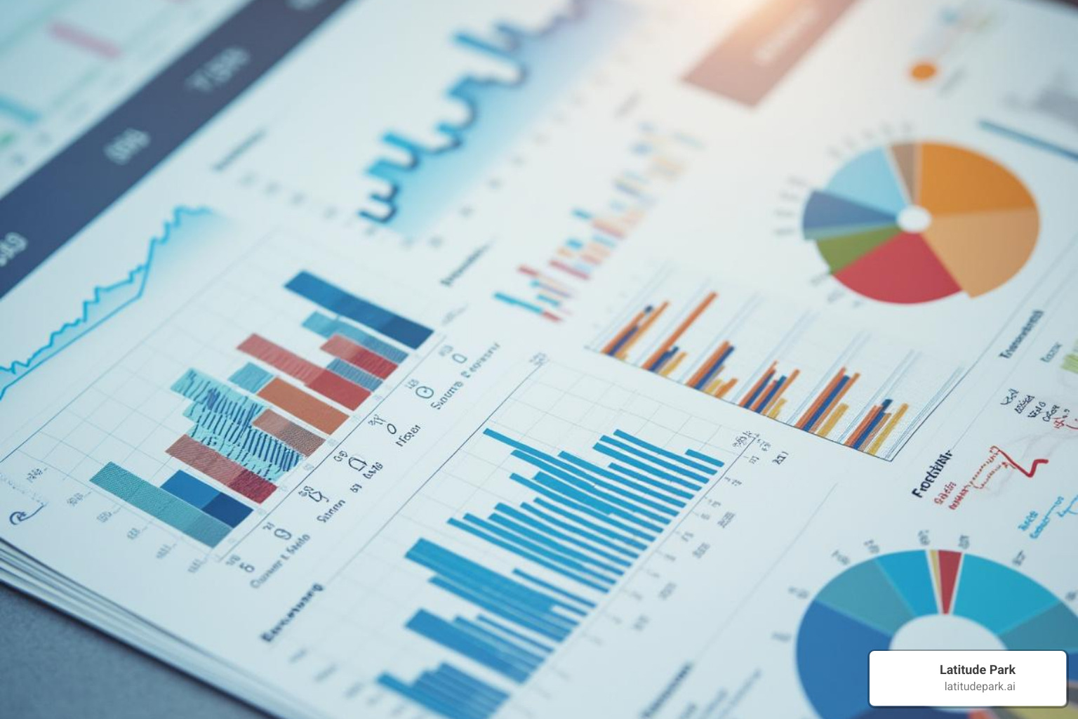 A marketing analytics dashboard showing key performance indicators (KPIs) such as website traffic, conversion rates, lead generation, customer acquisition cost (CAC), return on ad spend (ROAS), and social media engagement, with charts and graphs illustrating trends over time - integrated digital strategies