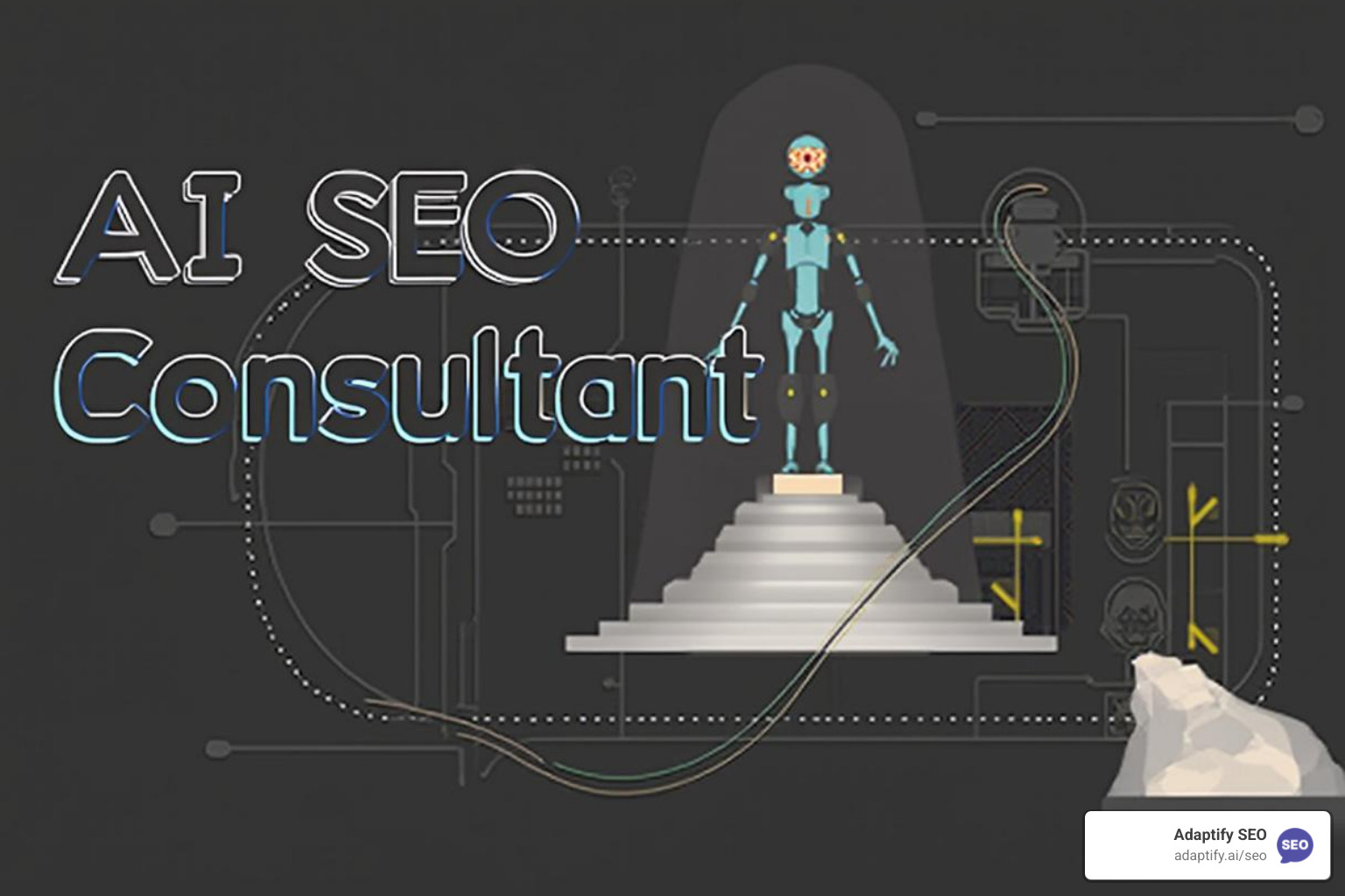 Image of a checklist or a magnifying glass over a resume - AI SEO consultant