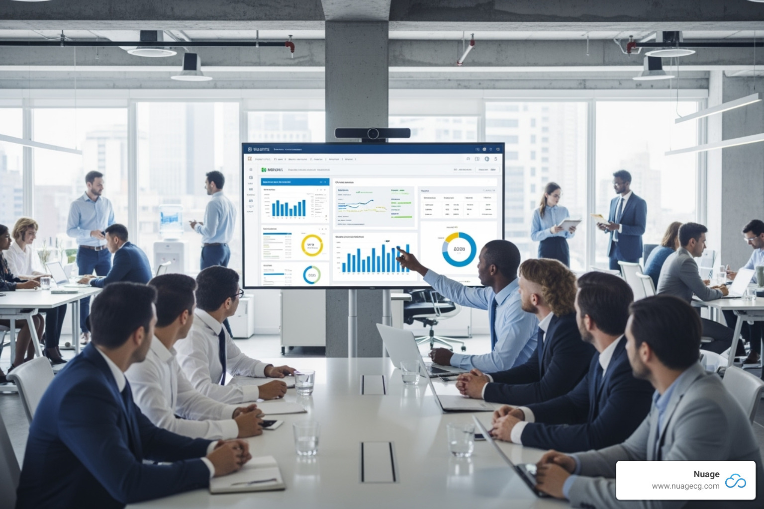 Image illustrating the contrast between a siloed data structure and a unified one - NetSuite for enterprise Image illustrating the contrast between a siloed data structure and a unified one - NetSuite for enterprise