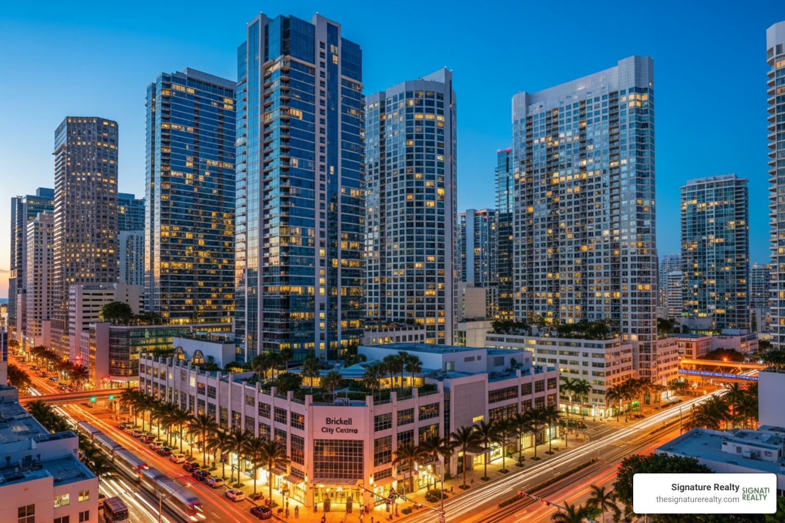 a busy street scene in Brickell, showing retail storefronts and pedestrian activity. - brickell commercial real estate a busy street scene in Brickell, showing retail storefronts and pedestrian activity. - brickell commercial real estate