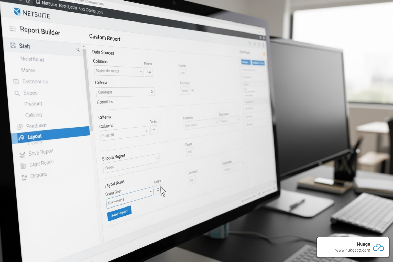 NetSuite 'New Report' screen - how to create custom reports in netsuite