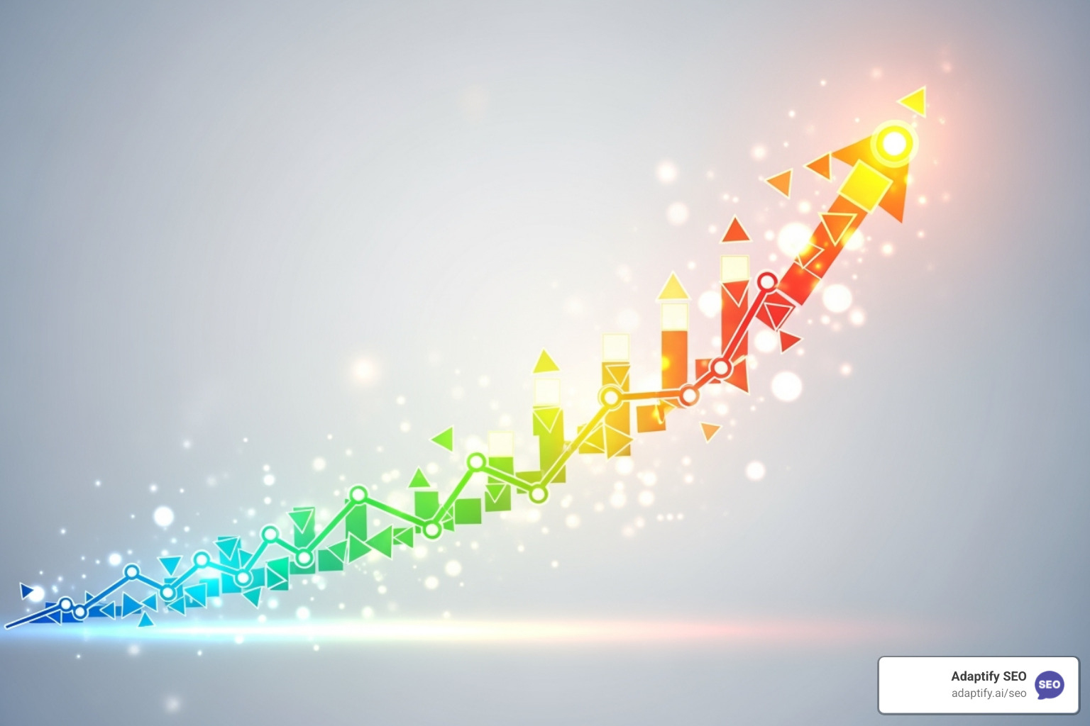 graph showing significant upward growth in organic traffic and conversions - Outsource SEO agency