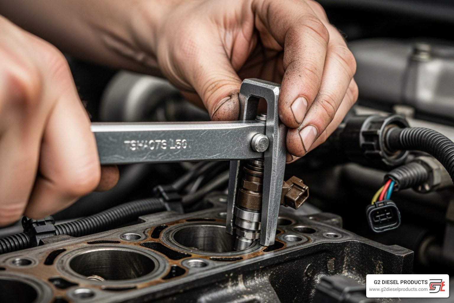Removing a Diesel Fuel Injector - How to replace diesel injectors