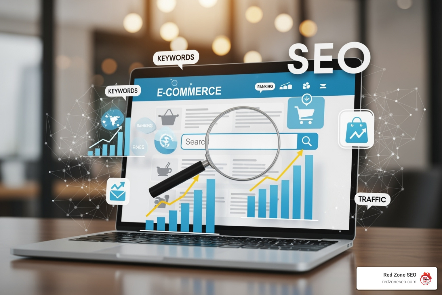 Google's search bar with an autocomplete suggestion for a product - seo of ecommerce websites