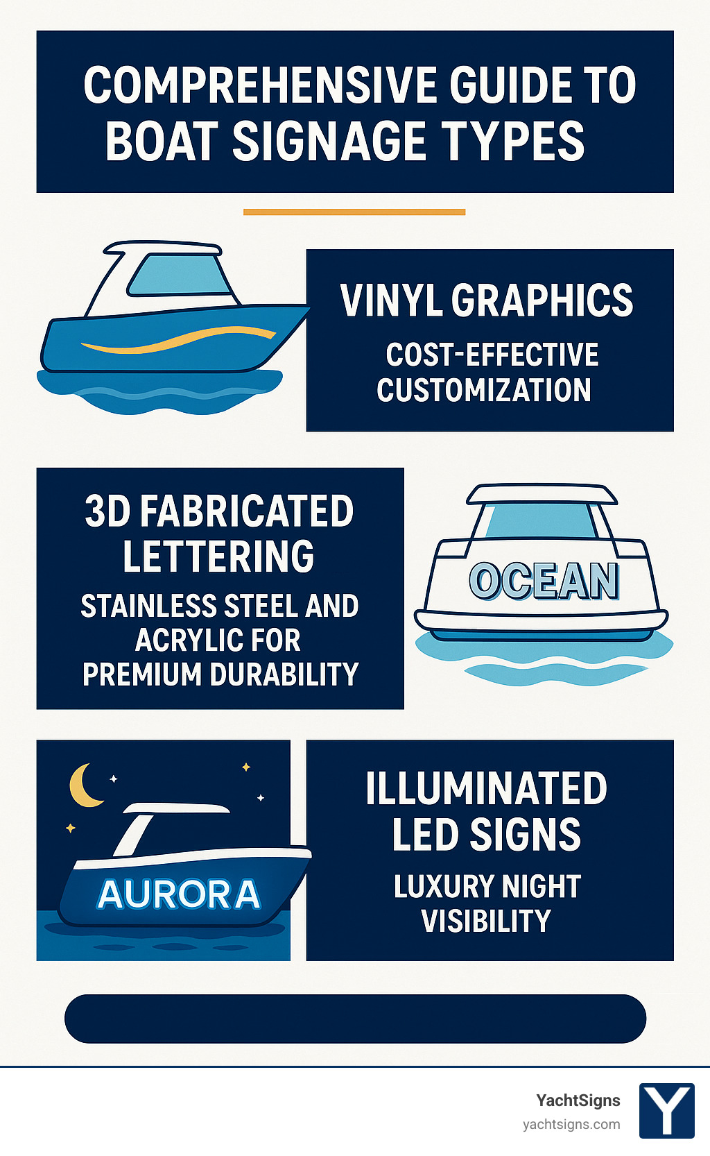 boat signs Sydney