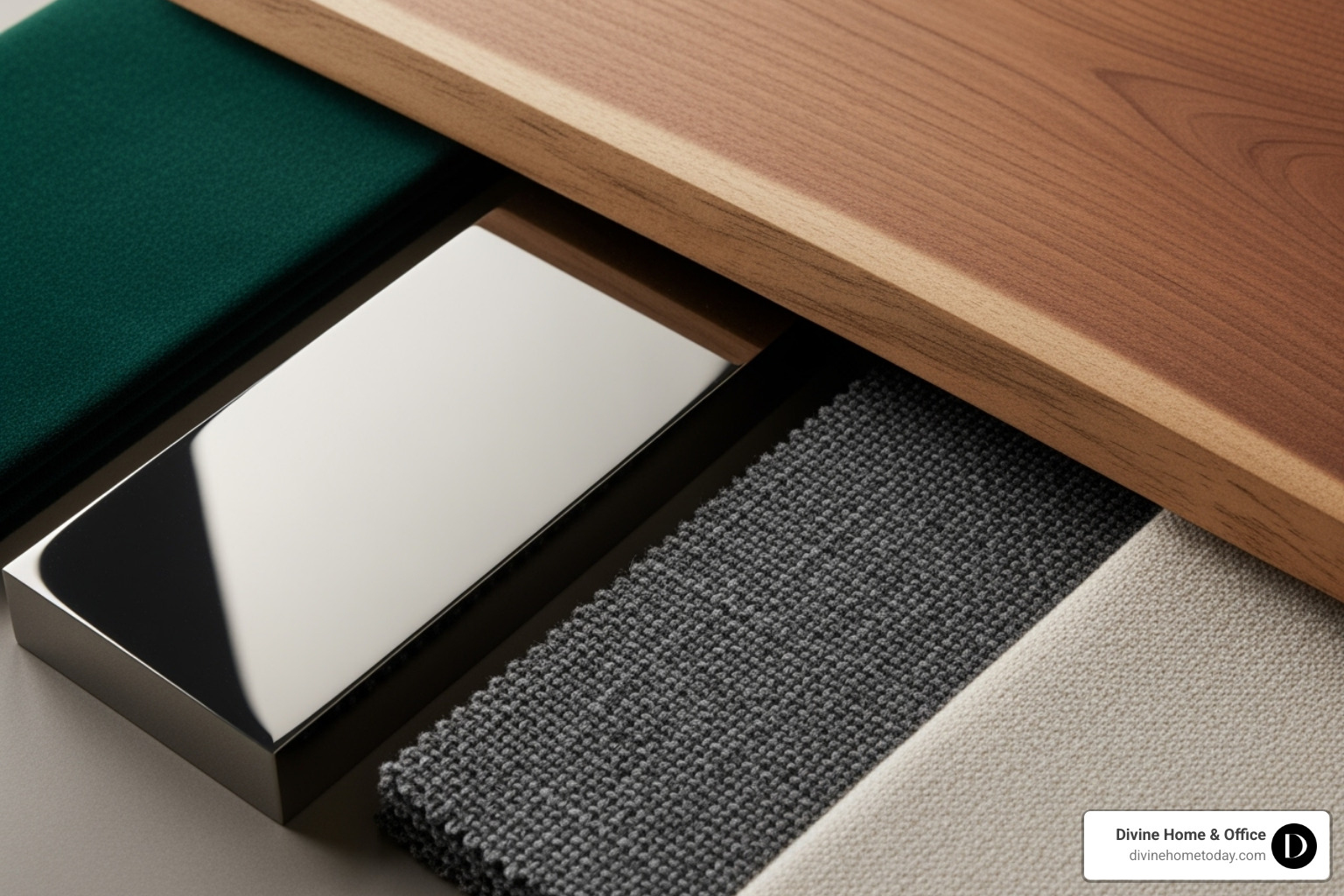 various high-quality materials like a live-edge wood slab, polished metal, and rich fabrics - custom furniture designers various high-quality materials like a live-edge wood slab, polished metal, and rich fabrics - custom furniture designers