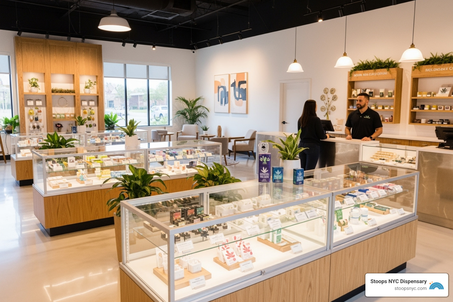 clean, modern, and welcoming dispensary interior - dispensary Union Square