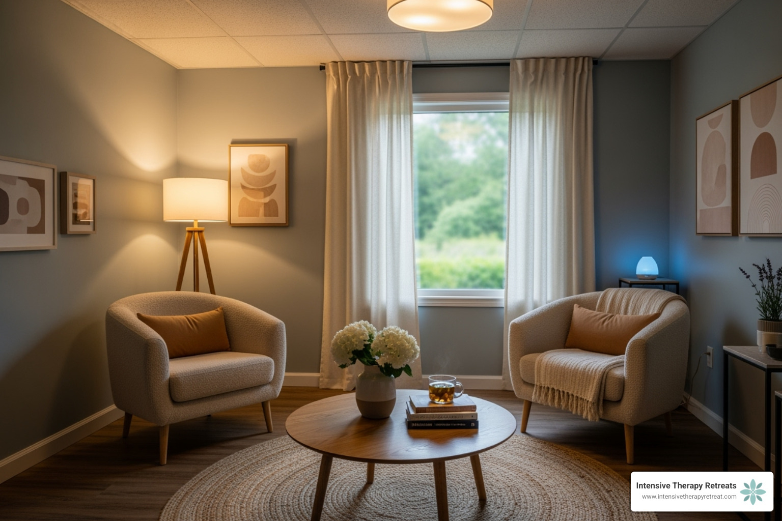 a calm and safe therapeutic space - internal family systems informed emdr therapy