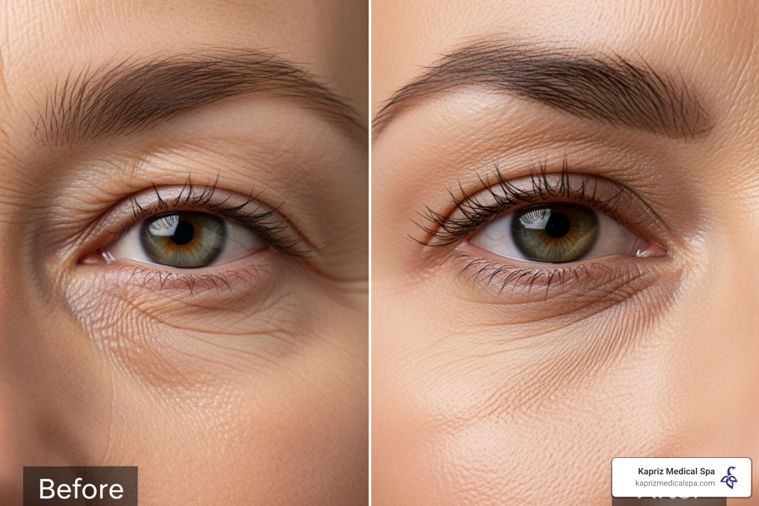 before and after comparison of under-eye Botox treatment - botox under eyes how many units before and after comparison of under-eye Botox treatment - botox under eyes how many units