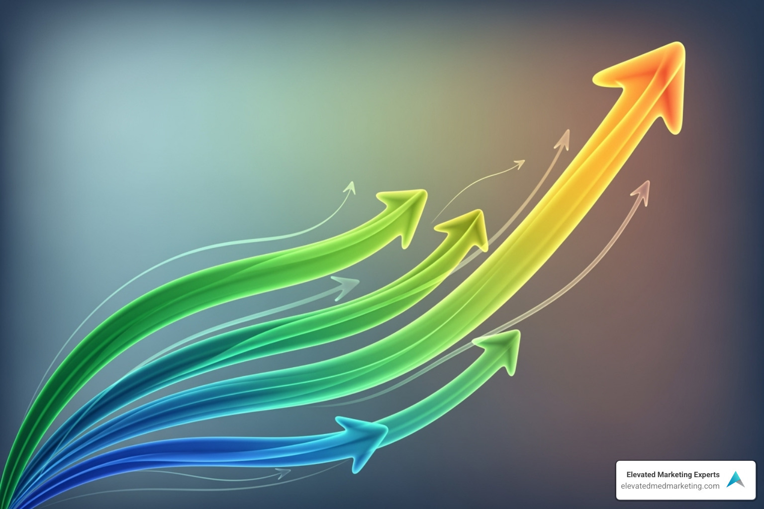 chart showing upward trends in engagement, loyalty, and ROI - Custom marketing approach