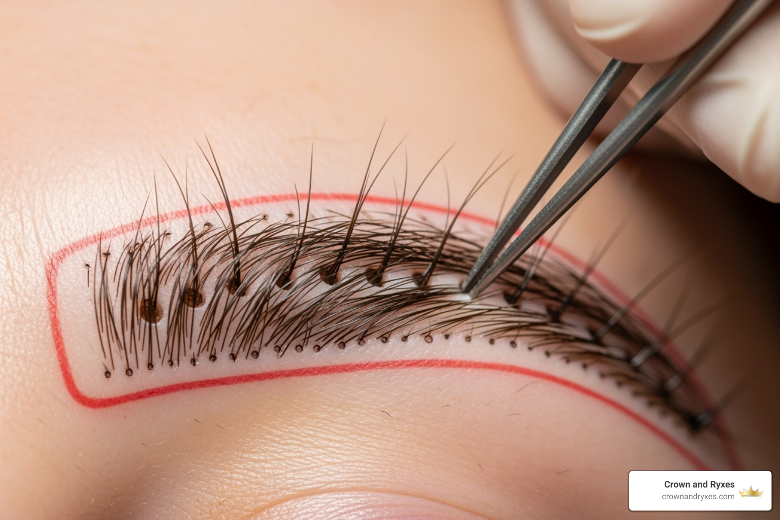 Precision angulation for eyebrow hair transplant - hair transplant for eyebrows