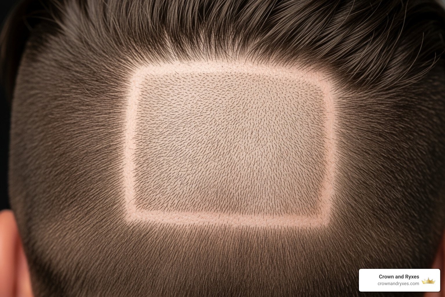 FUE window technique - hair transplant for eyebrows