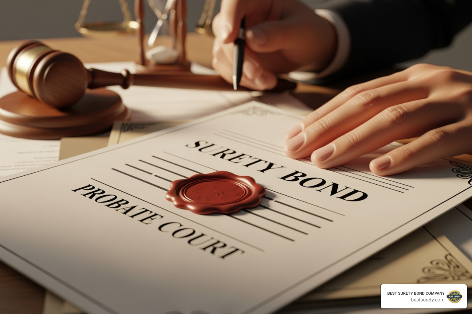 a flowchart showing the probate bond claims process - Surety bond probate