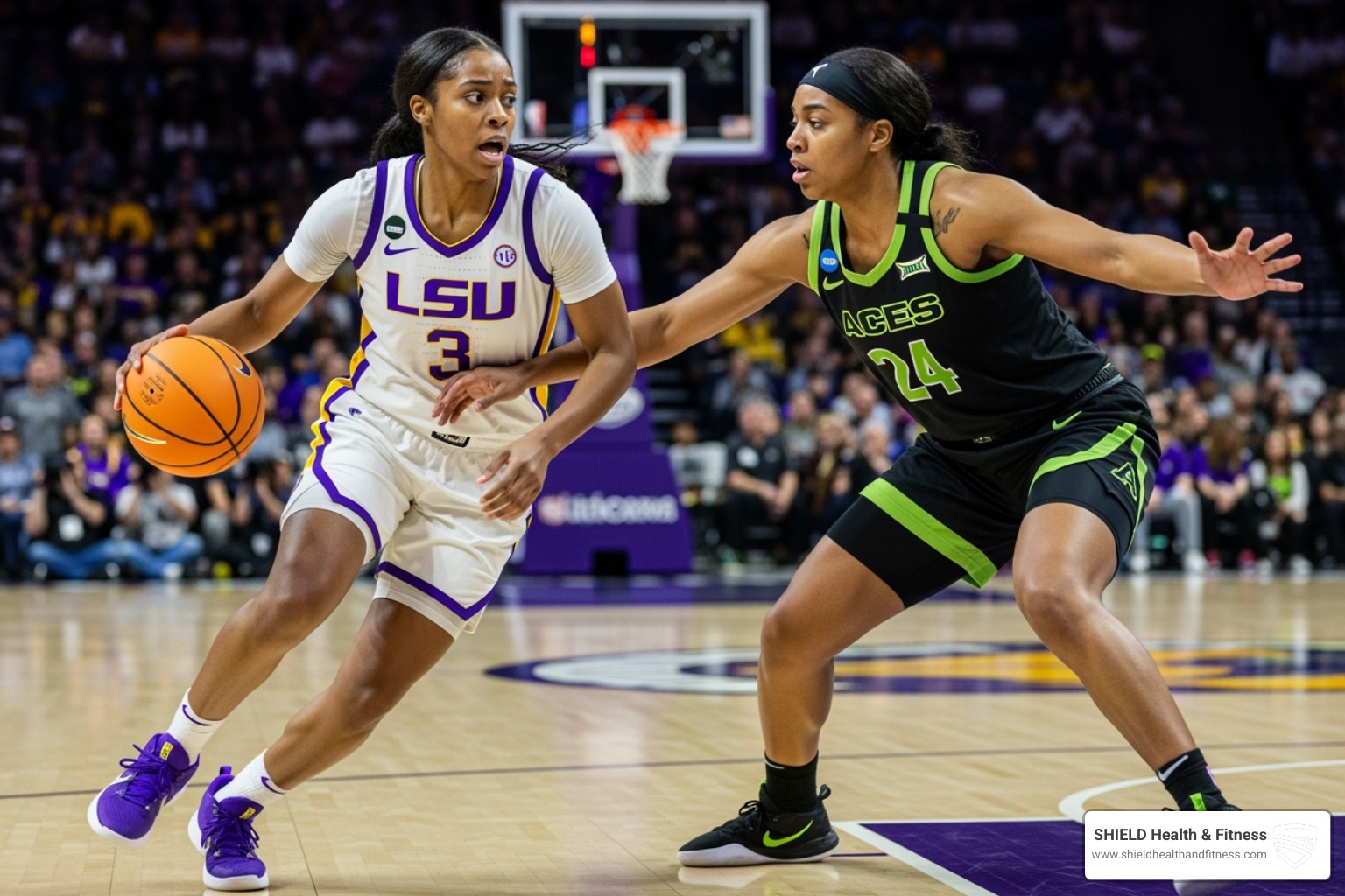Angel Reese and A'Ja Wilson competing against each other - female athletes