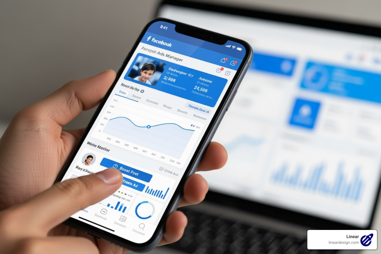 Facebook Ads Manager dashboard interface with various campaign metrics and controls - how to run facebook ads