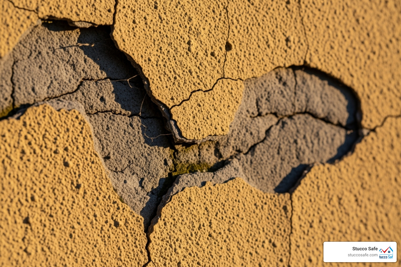 cracked stucco wall needing repair - how much does it cost to stucco a house