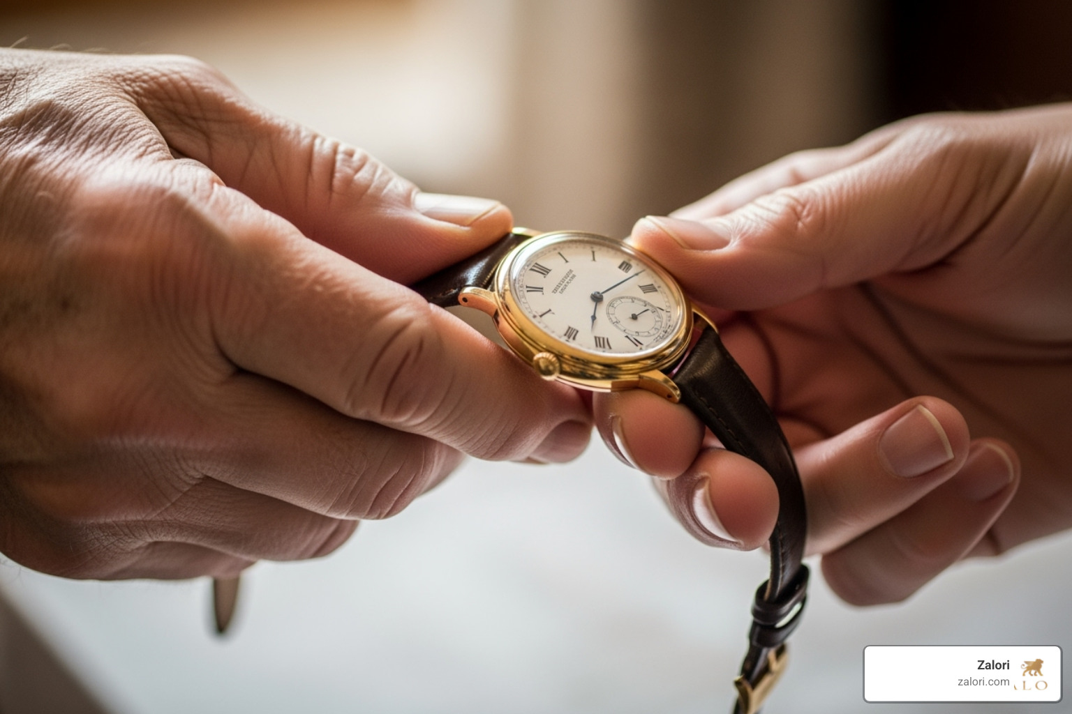 beautifully crafted watch being passed from one generation to another - High quality craftsmanship