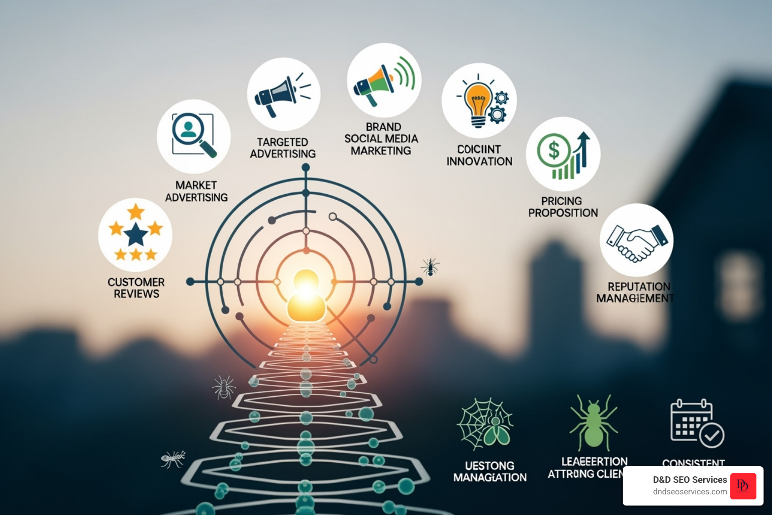 a Google search results page showing Local Services Ads and PPC ads for 'pest control near me' - Top Eight Pest Control Marketing Strategies To Attract New Clients a Google search results page showing Local Services Ads and PPC ads for 'pest control near me' - Top Eight Pest Control Marketing Strategies To Attract New Clients