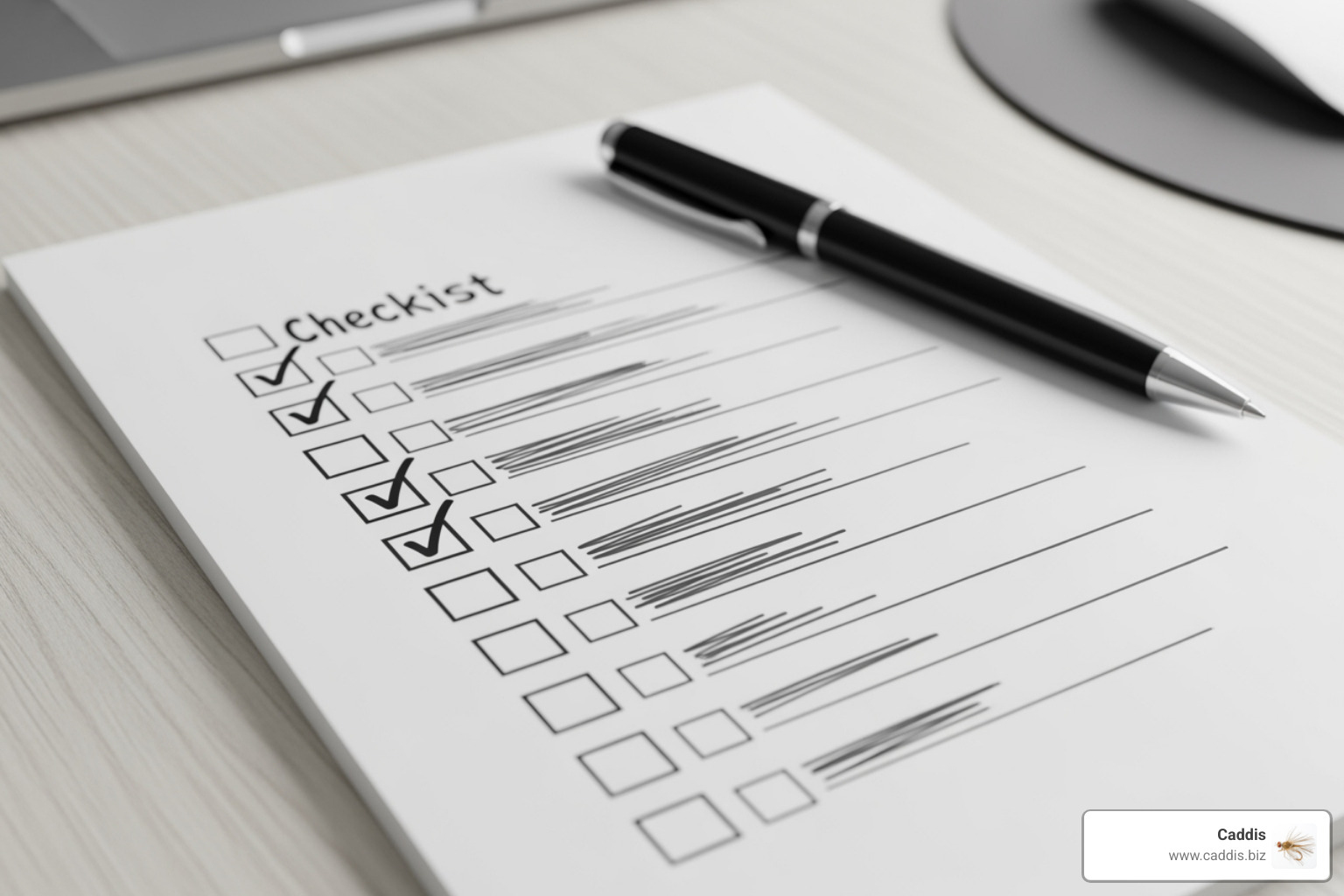 checklist showing different sales activities - sales activity tracking software