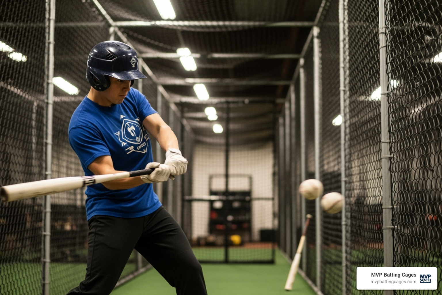 HitTrax screen showing performance data - batting cage rentals