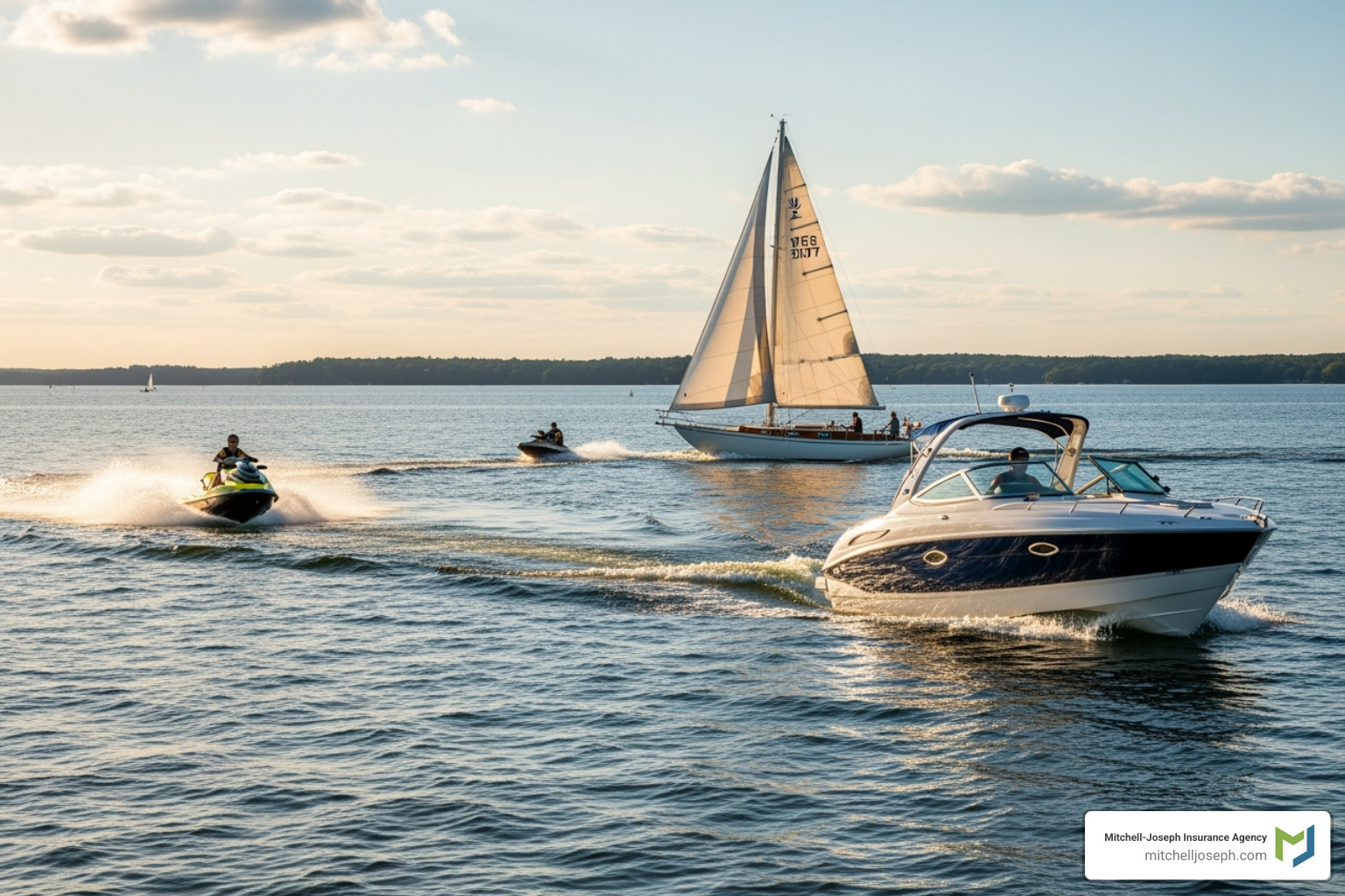 variety of boat types (sailboat, powerboat, PWC) - boat insurance new york ny variety of boat types (sailboat, powerboat, PWC) - boat insurance new york ny