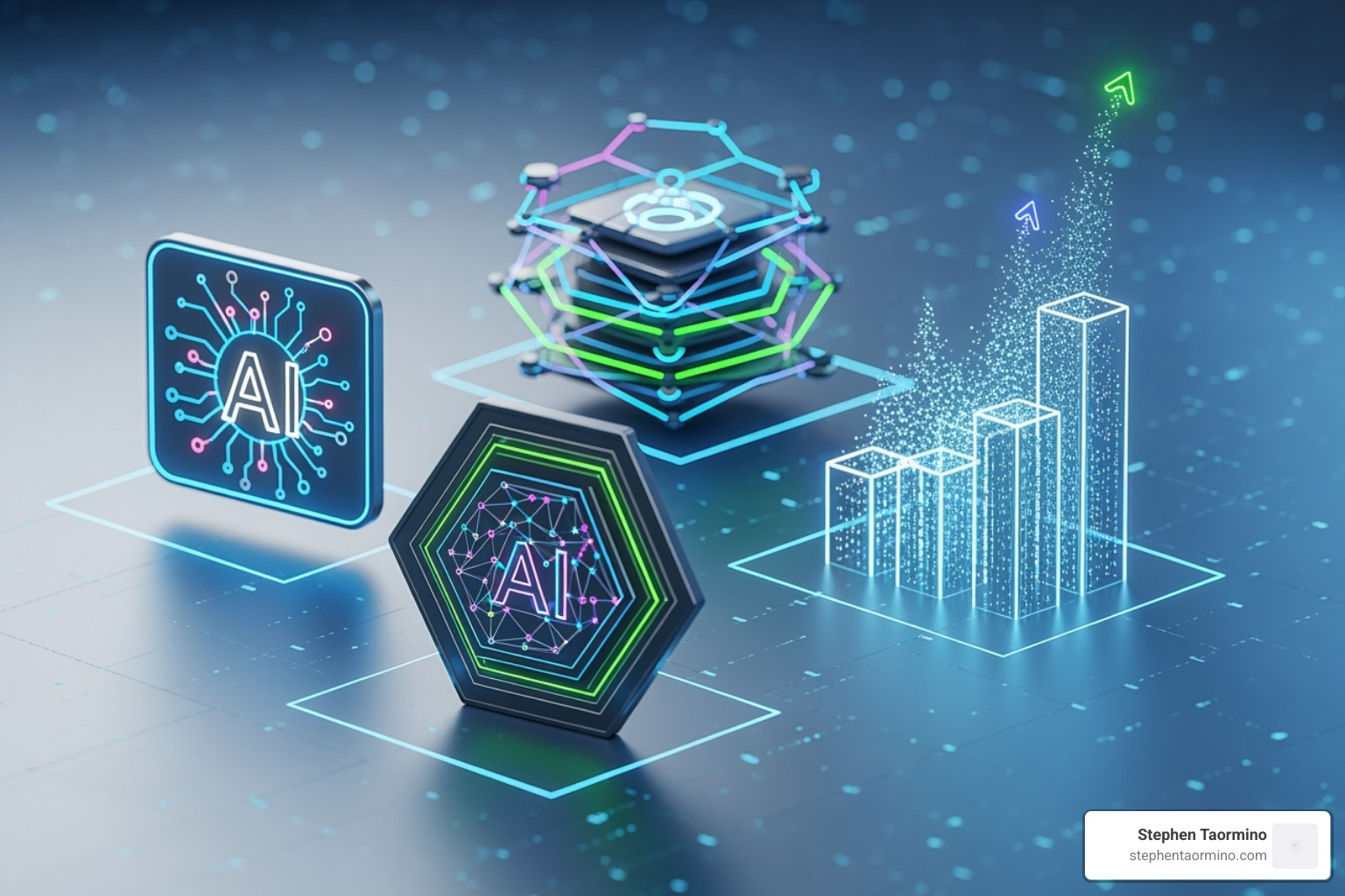 AI social media data analytics icons - top marketing speakers