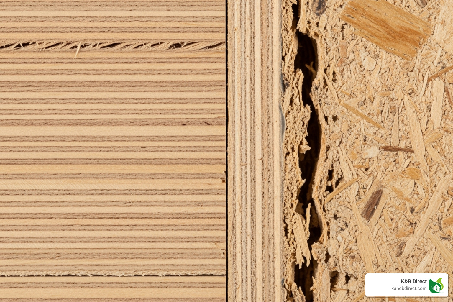 cross-section of a plywood cabinet box vs a particleboard one - Kitchen cabinets