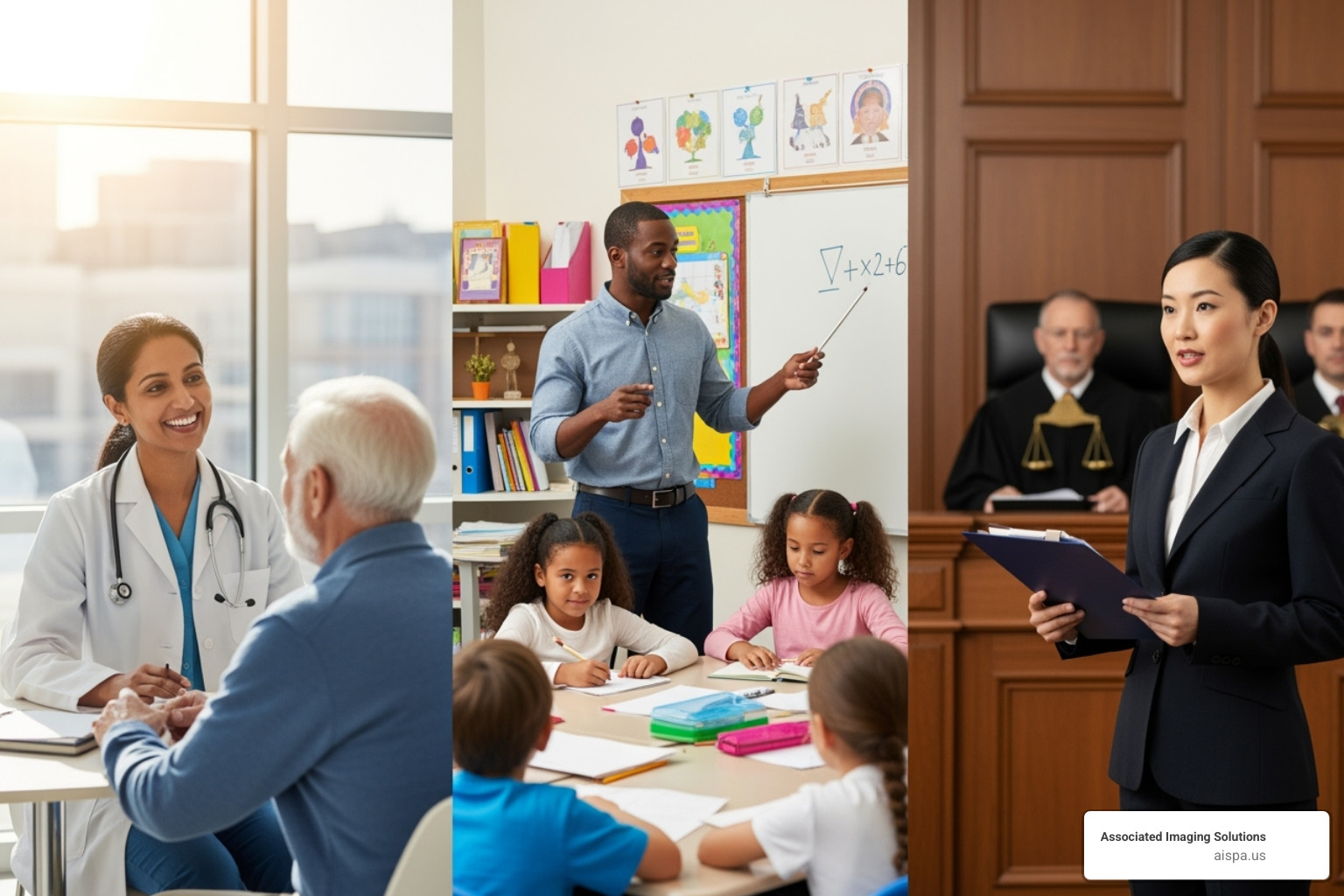 Professionals in healthcare, education, and legal environments – Sharp print management software
