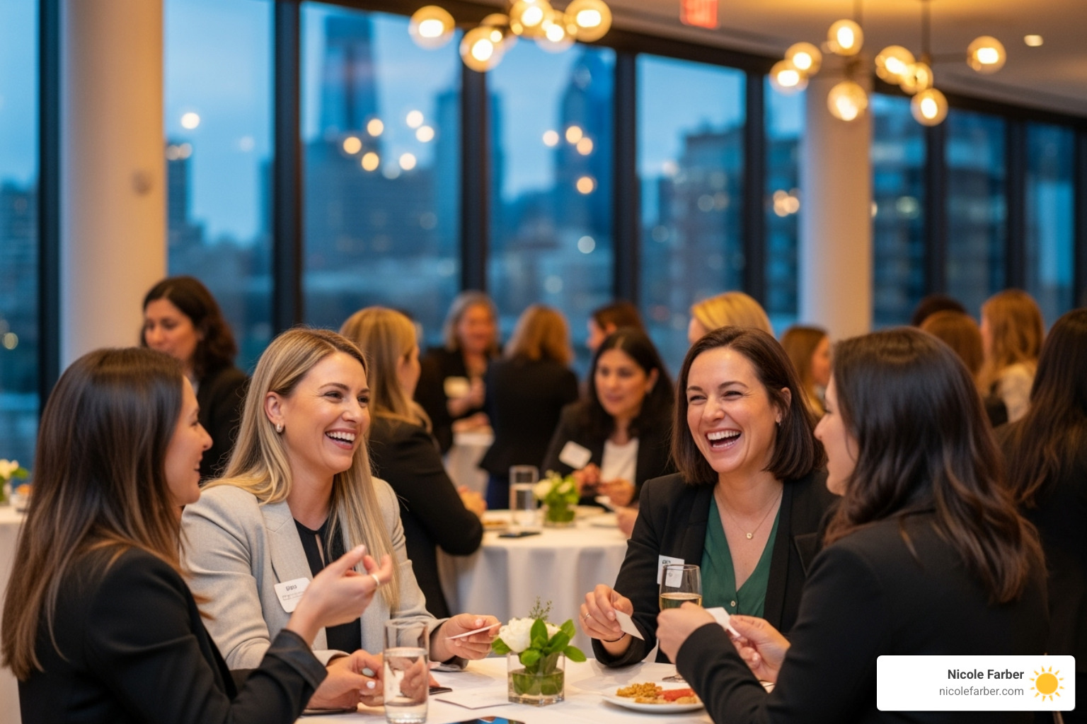 a vibrant networking event for women in business in Philadelphia - Empowering women entrepreneurs