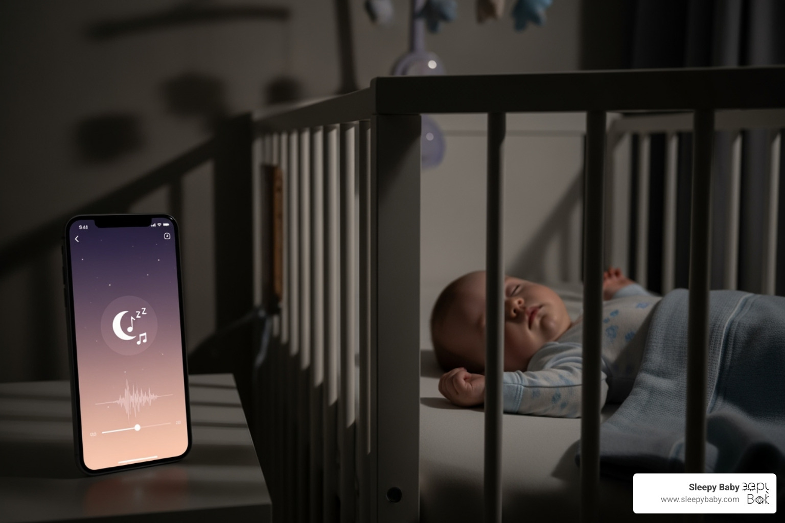 collage of different Sleepy Baby app logos and interfaces - best baby sleep aid app collage of different Sleepy Baby app logos and interfaces - best baby sleep aid app