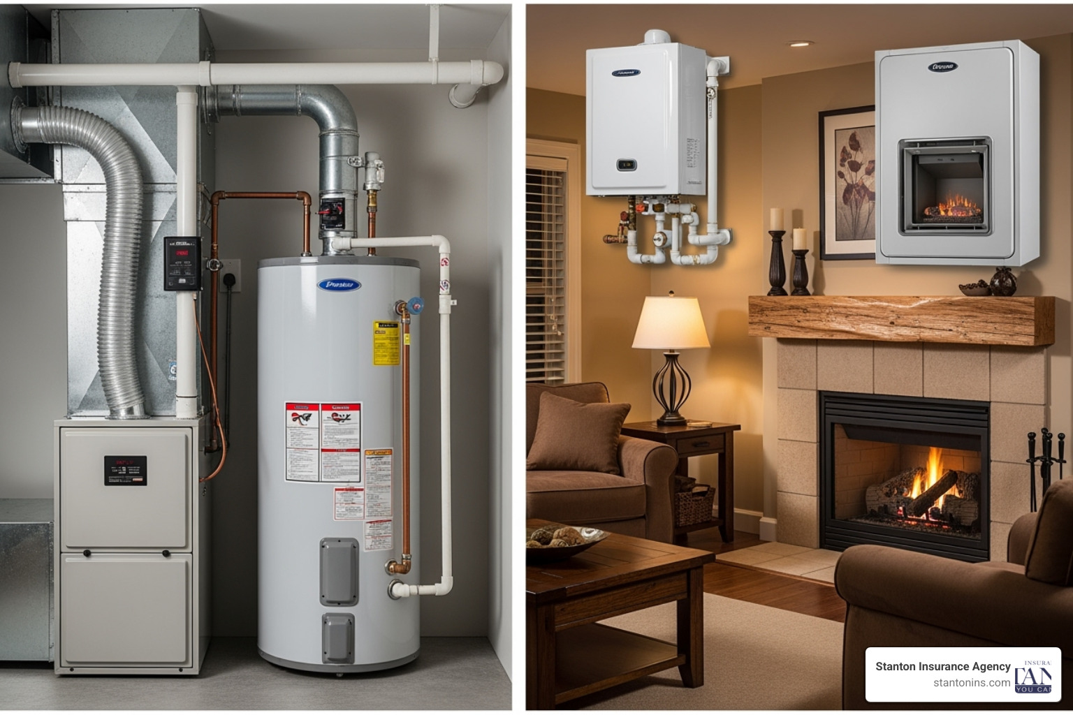 common household appliances that produce CO, such as a gas furnace, water heater, and fireplace. - Install carbon monoxide detector common household appliances that produce CO, such as a gas furnace, water heater, and fireplace. - Install carbon monoxide detector